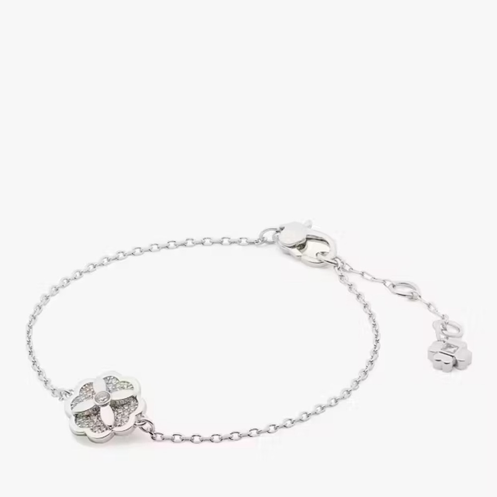$78 Kate Spade Heritage Bloom Bracelet silver